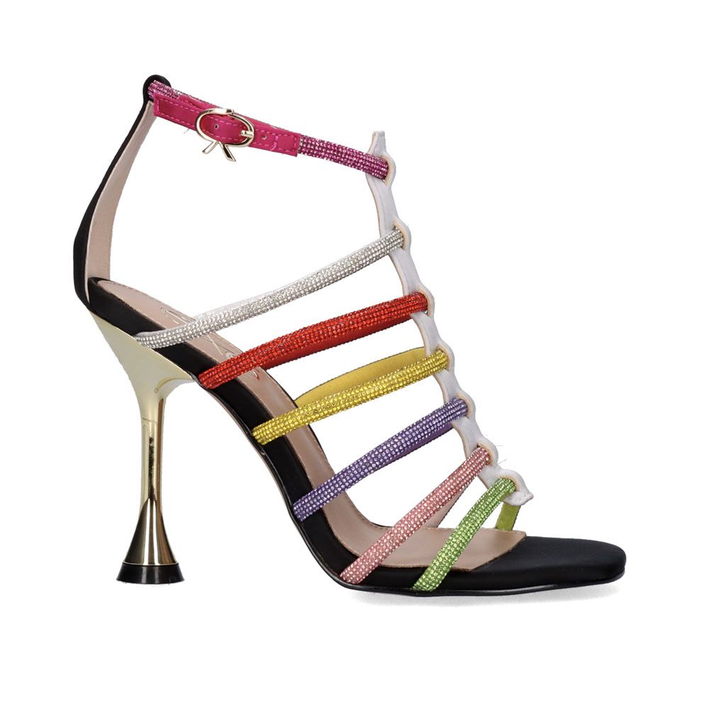 SANDALE TALON EXE JADE 705 STRASS MULTICOLORE
