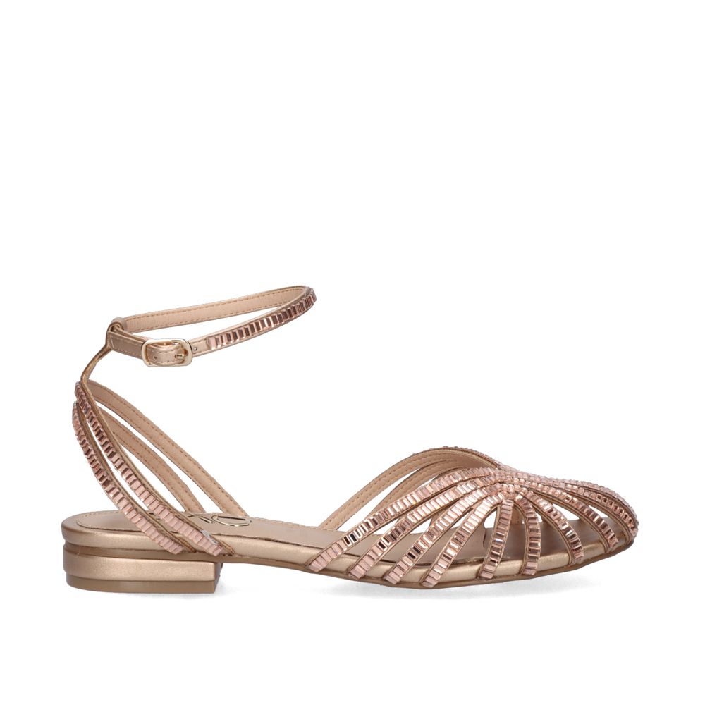 SANDALE EXE LOLA 307 STRASS OR ROSE