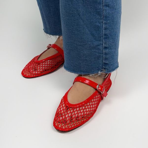 BALLERINES EXÉ CR184-D3007C ROUGE