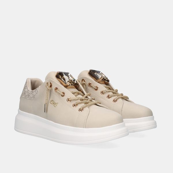 SNEAKERS EXÉ AVEC ORNEMENTS 66-42EX53 OFFWHITE