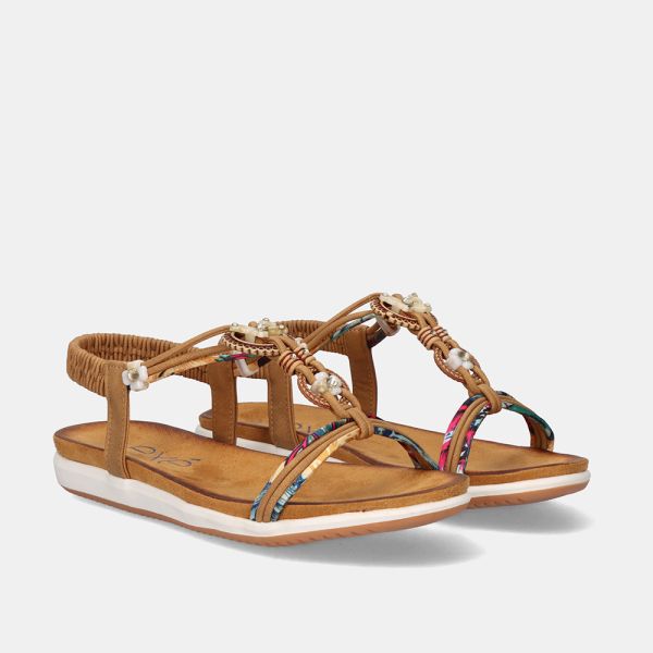 SANDALE CONFORTABLE EXÉ F8043-40 MARRON