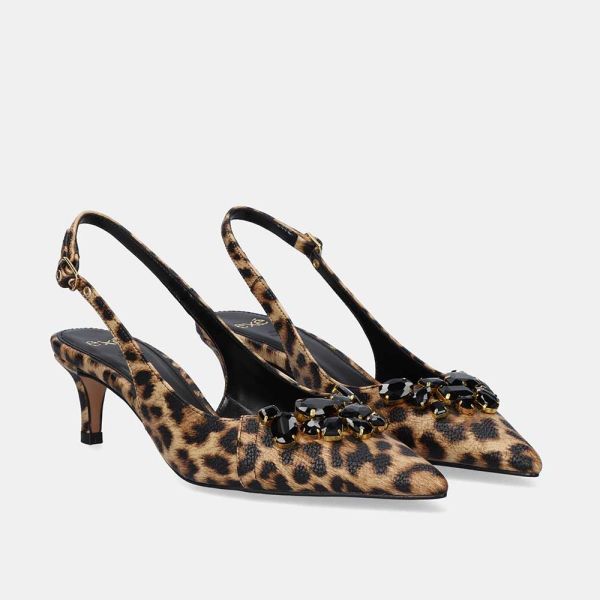 SANDALE LÉOPARD À IMPRIMÉ ANIMAL IRIS-350