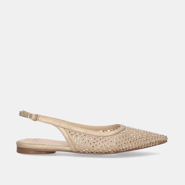 SANDALES PLAN MIAMI-222 STRASS OR