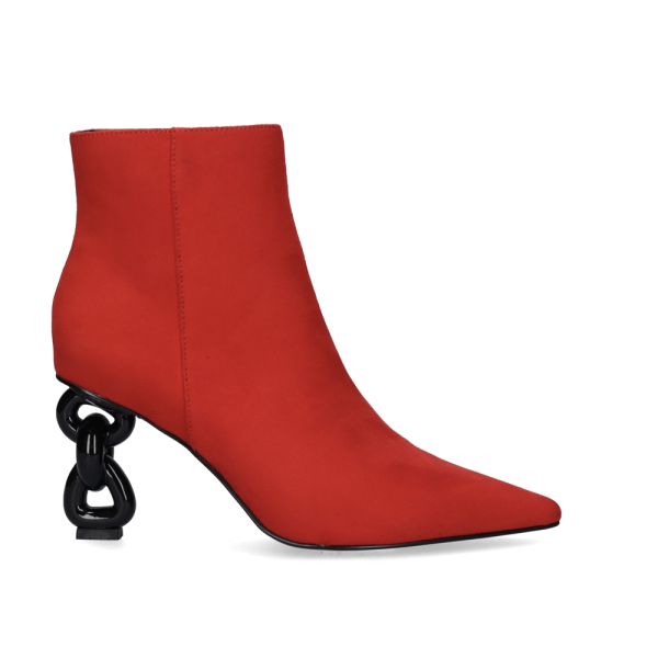 HEEL CHEVILLE BOTTES SAMANTHA-810 ROUGES